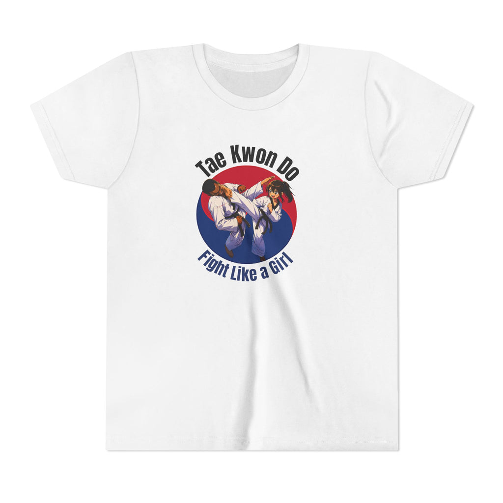 “Fight Like a Girl” Youth Tae Kwon Do T‑Shirt