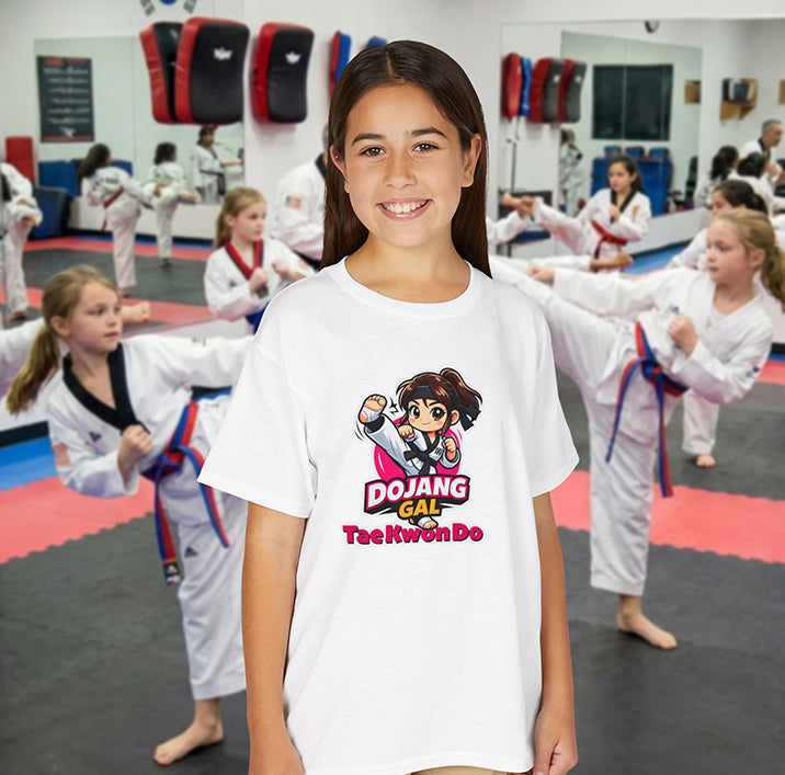 "Dojang Gal" Cute Taekwondo Tee