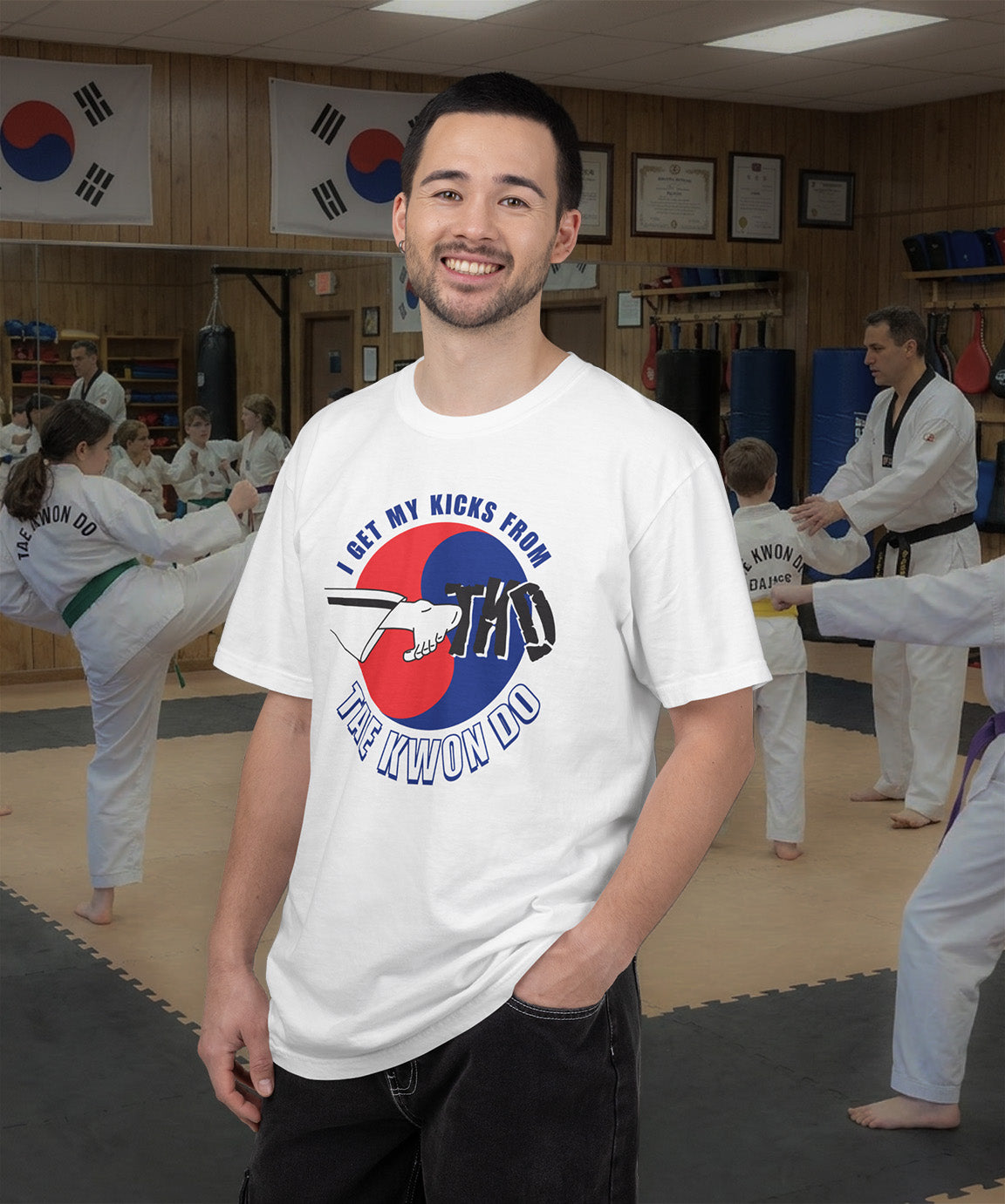I Get My Kicks From Tae Kwon Do  Tee