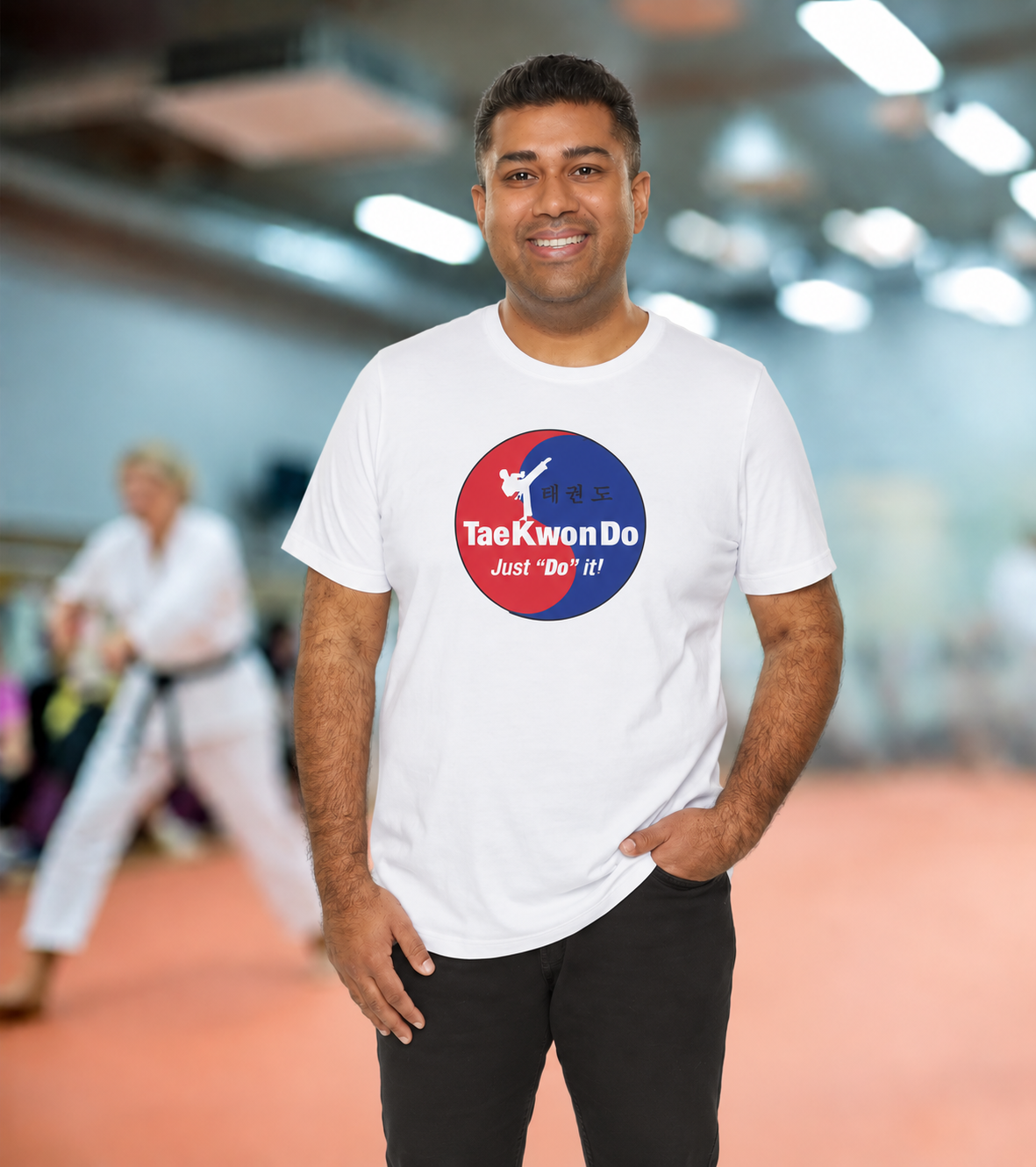 Taekwondo "Just Do It" Tee — Martial Arts Training T-Shirt