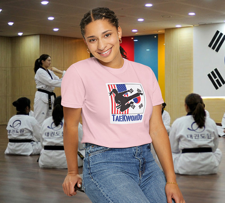women's TKD flag shirt